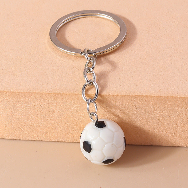 Wholesale Simulated Plastic Football Basketball Rugby Keychain